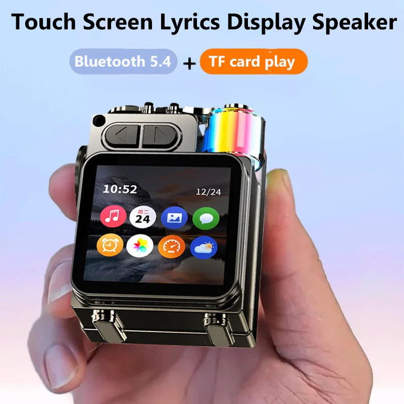 Audio Music Player App - Altoparlante Bluetooth Smart Touch Screen Mini
