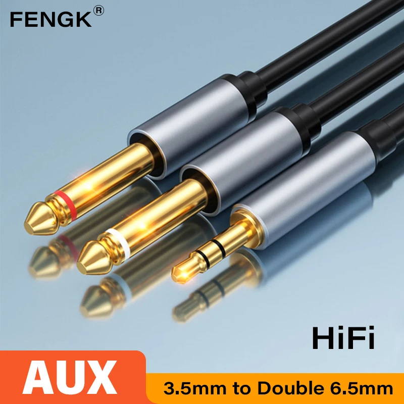 Audio Music Mixer - Cavo TRS da 3,5 mm a