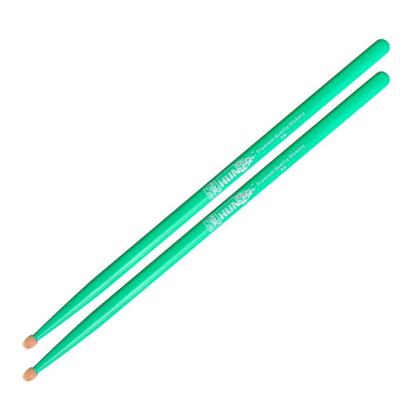 Drum Stick 5A - Bacchette per batteria Hun in legno