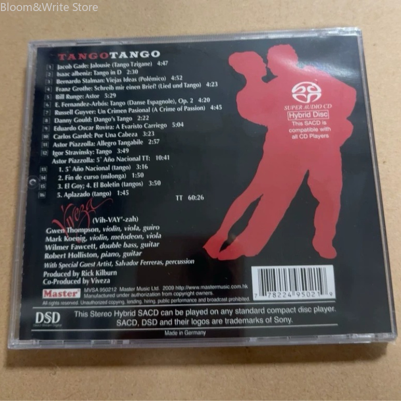 CD di Musica Tango, Disco di T - Audio Music Test recensione e prezzo