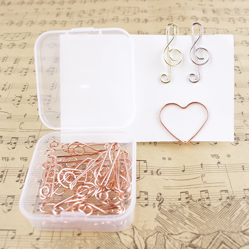10 pz/scatola graffette a form - Audio Music Notes recensione e prezzo