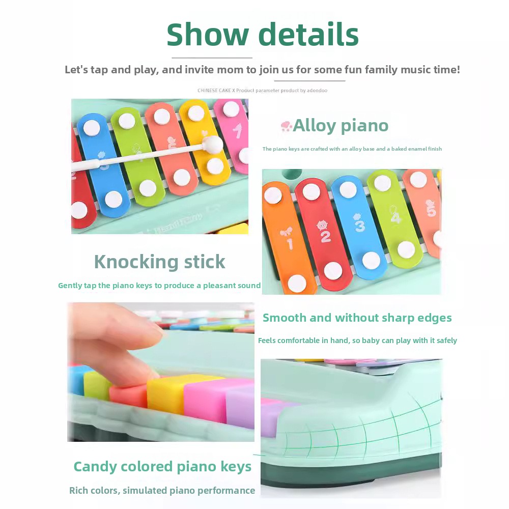 Xilofono a 8 note Pianoforte G - Audio Music Notes recensione e prezzo