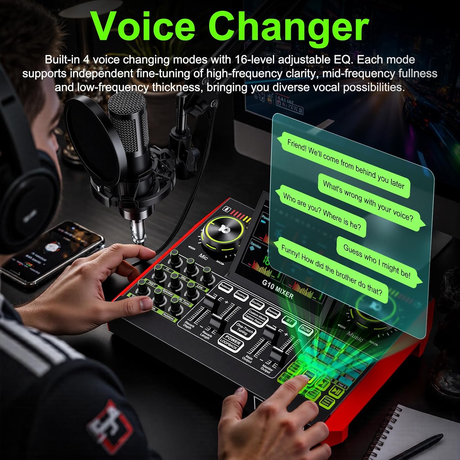Interfaccia Audio Tenlamp G10  - Audio Music Mixer recensione e prezzo
