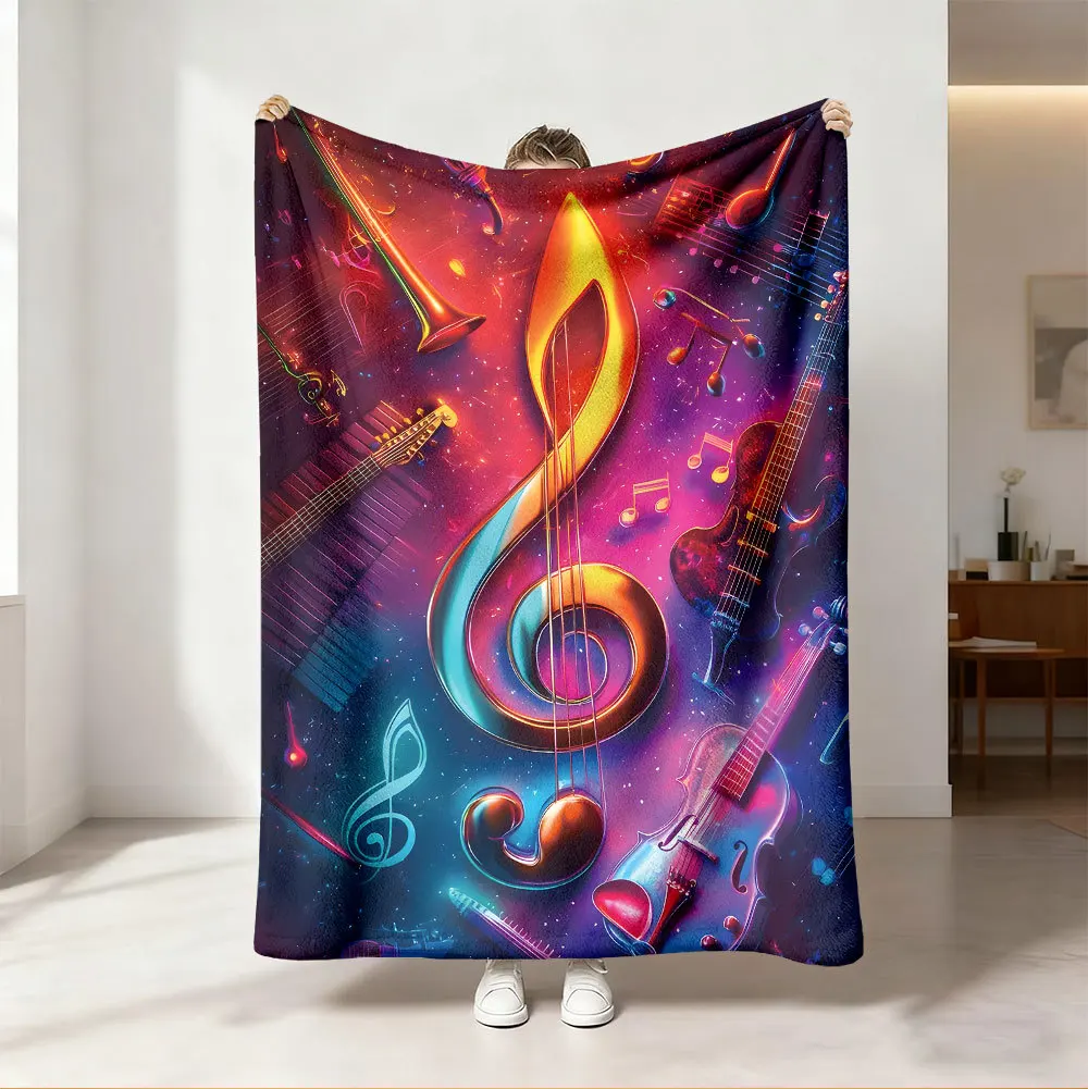 Coperta Decorativa con Note Mu - Audio Music Notes recensione e prezzo