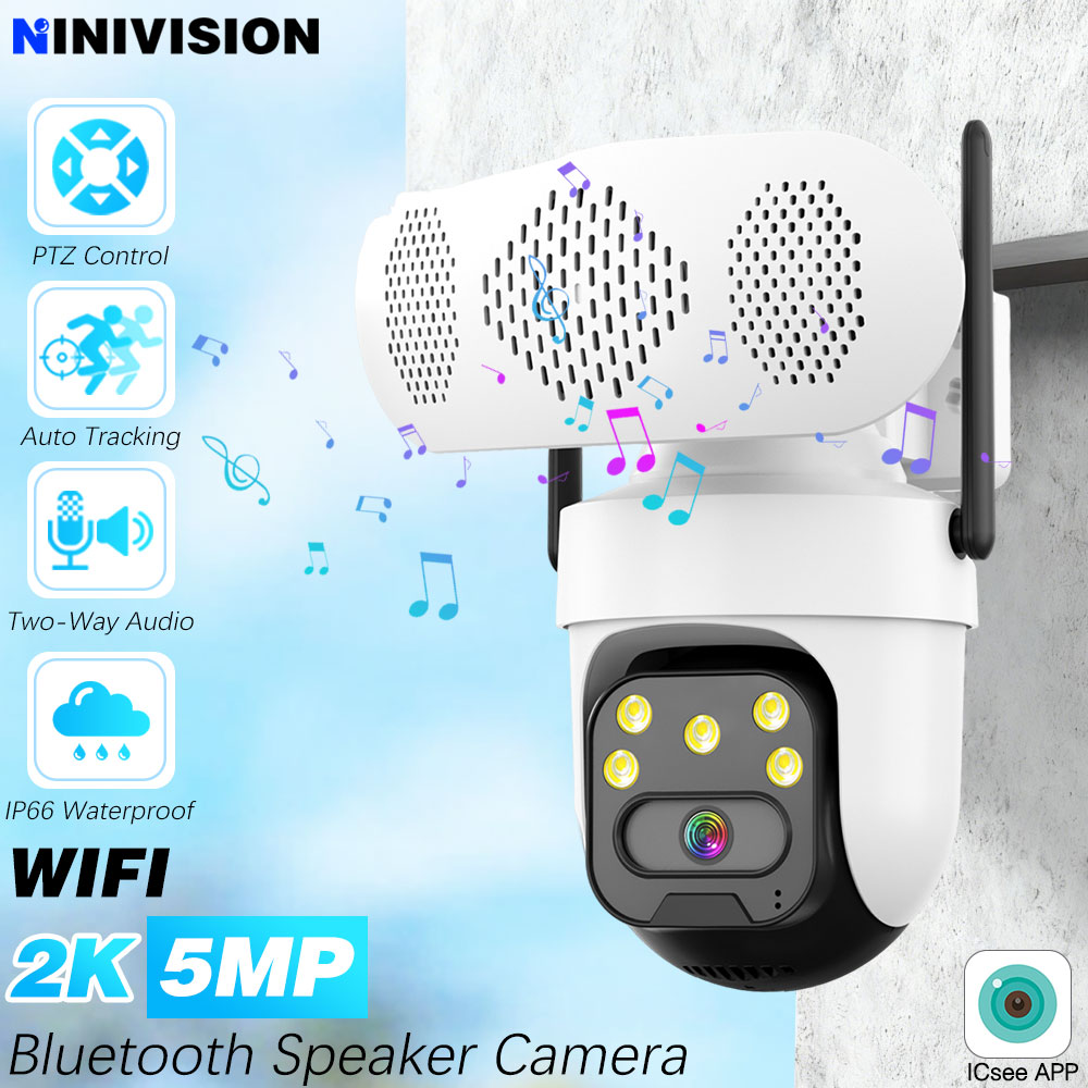 Telecamera IP PTZ 5MP con Lett - Audio Music Player App recensione e prezzo